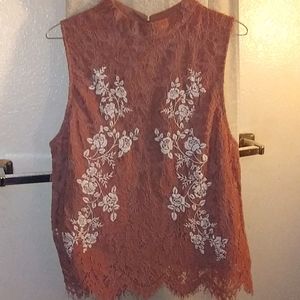 Crochet scalloped top